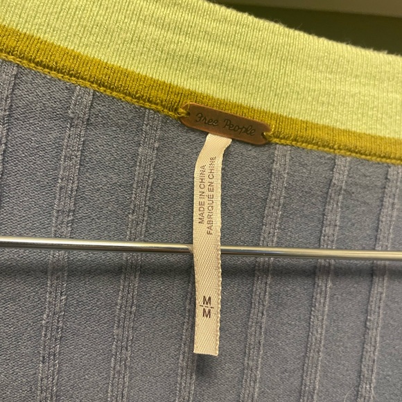 Free People Blue and Yellow Cardigan - Picture 3 of 5